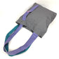 HERMES petit h necktie tote bag, shoulder bag, vertical style, cotton, unisex, multicolor