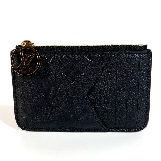 LOUIS VUITTON M81883 モノグラムアンプラント カードケース ポルト カルト･ロミー 財布 名刺入れ コンパクトウォレット コインケース モノグラムアンプラントレザー ユニセックス ノワール ブラック