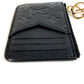 LOUIS VUITTON M81883 Monogram Empreinte Card Case Porte Carte Romy Wallet, Business Card Holder, Compact Wallet, Coin Case, Monogram Empreinte Leather, Unisex, Noir Black