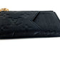 LOUIS VUITTON M81883 Monogram Empreinte Card Case Porte Carte Romy Wallet, Business Card Holder, Compact Wallet, Coin Case, Monogram Empreinte Leather, Unisex, Noir Black