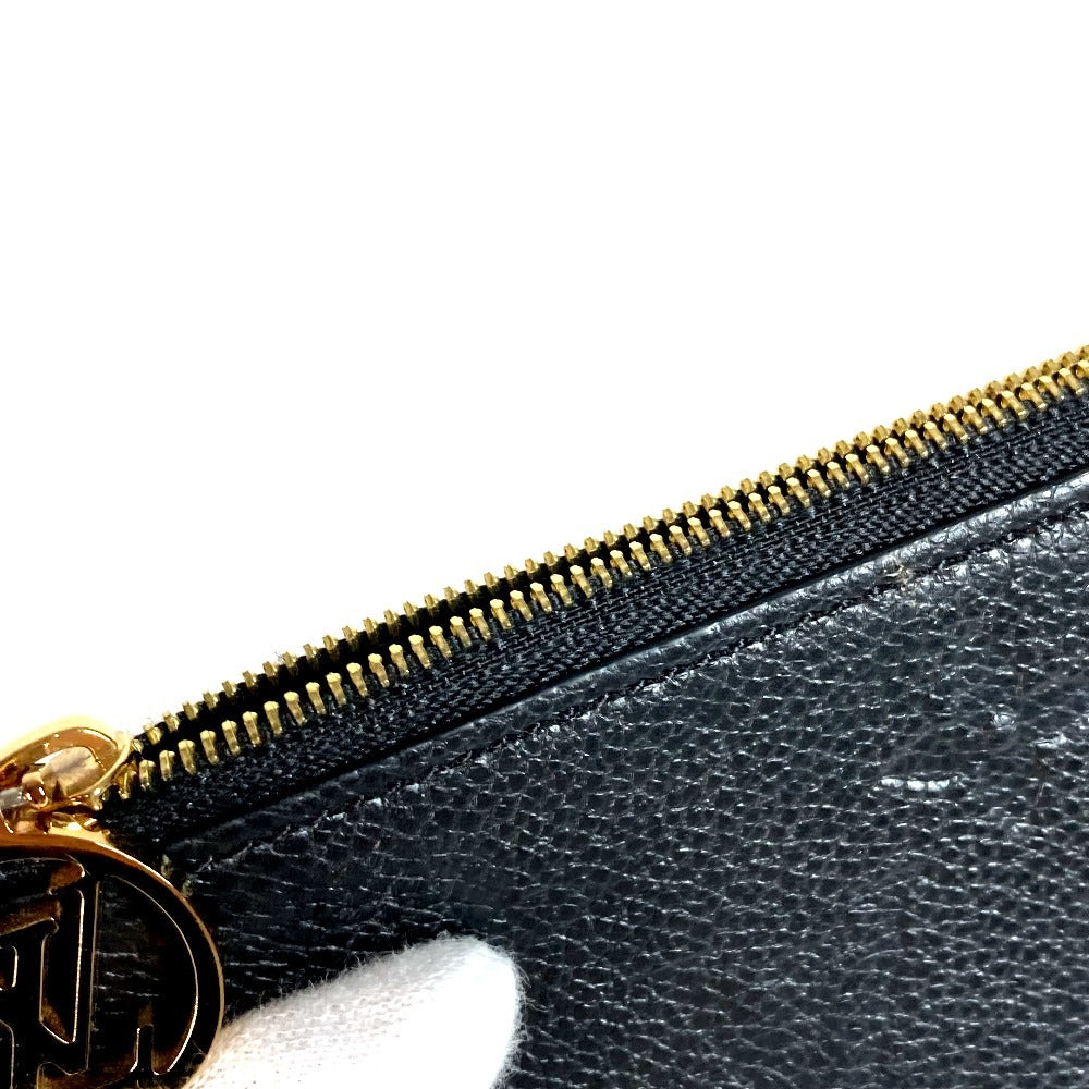 LOUIS VUITTON M81883 Monogram Empreinte Card Case Porte Carte Romy Wallet, Business Card Holder, Compact Wallet, Coin Case, Monogram Empreinte Leather, Unisex, Noir Black