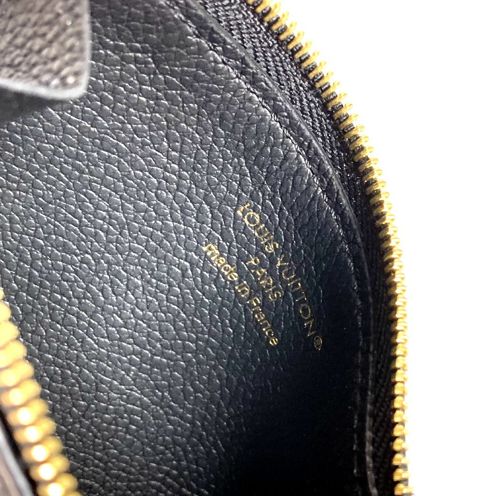 LOUIS VUITTON M81883 Monogram Empreinte Card Case Porte Carte Romy Wallet, Business Card Holder, Compact Wallet, Coin Case, Monogram Empreinte Leather, Unisex, Noir Black