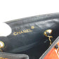 CHANEL ヴィンテージ マトラッセ キルティング 肩掛け カバン Wチェーン トートバッグ バイカラー ショルダーバッグ ストロー/レザー レディース オレンジ