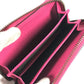 GUCCI 496319 Logo Wallet, Coin Purse, Round Zipper Coin Case, Leather, Unisex, Pink