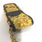 VERSACE Vintage phone cases Leopard pattern leopard Pouch Chain Shoulder Bag PVC/Leather yellow/Black Used