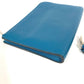 HERMES Remix Duo L-shaped zipper wallet with coin purse, bi-fold leather wallet, unisex, blue