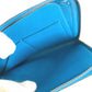 HERMES Remix Duo L-shaped zipper wallet with coin purse, bi-fold leather wallet, unisex, blue