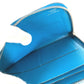 HERMES Remix Duo L-shaped zipper wallet with coin purse, bi-fold leather wallet, unisex, blue