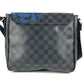LOUIS VUITTON N41714 Damier Graphite District PM Christopher Nemeth Rope Motif Messenger Bag, Crossbody Bag, Flap Shoulder Bag, Damier Graphite Canvas, Men's, Black