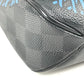 LOUIS VUITTON N41714 Damier Graphite District PM Christopher Nemeth Rope Motif Messenger Bag, Crossbody Bag, Flap Shoulder Bag, Damier Graphite Canvas, Men's, Black