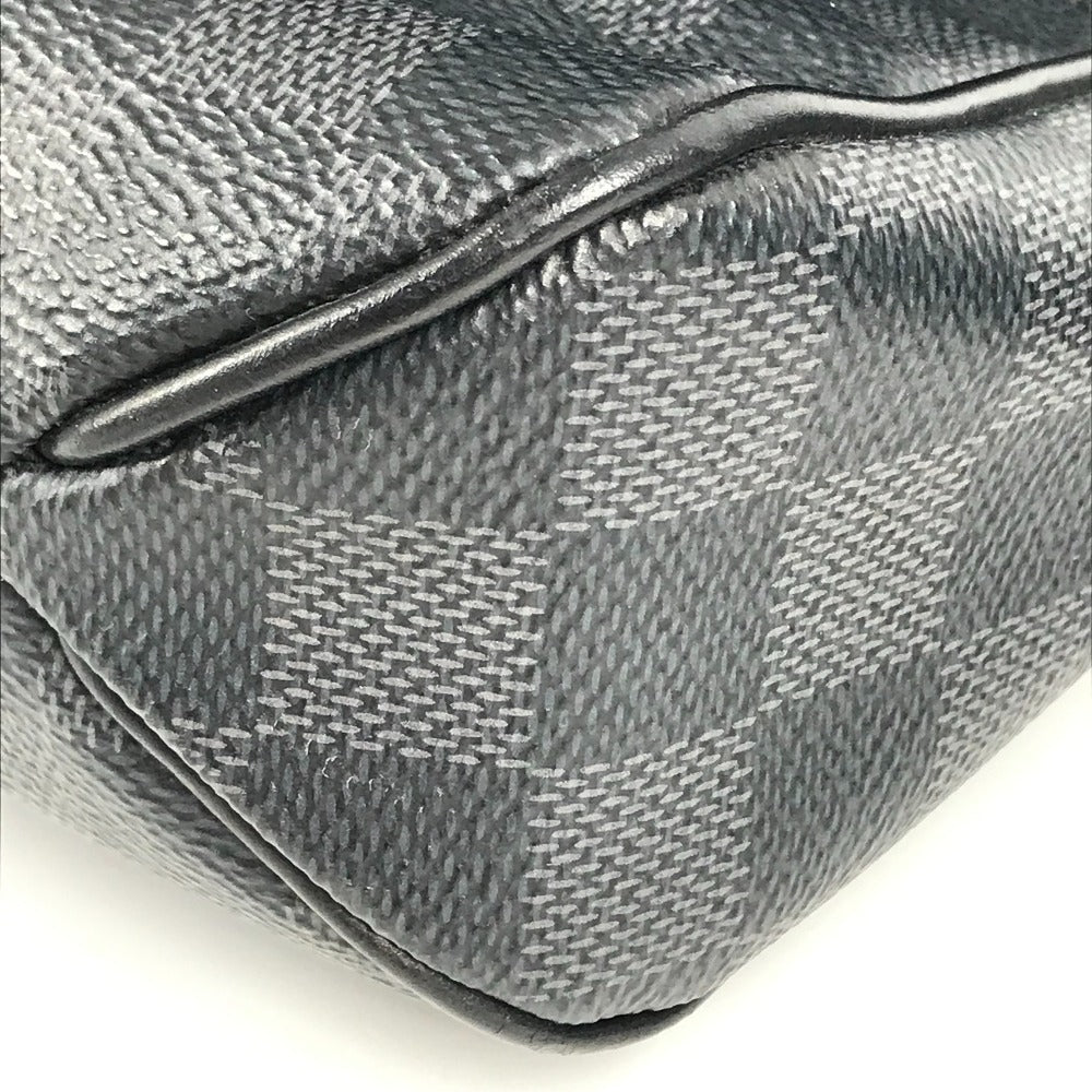 LOUIS VUITTON N41714 Damier Graphite District PM Christopher Nemeth Rope Motif Messenger Bag, Crossbody Bag, Flap Shoulder Bag, Damier Graphite Canvas, Men's, Black