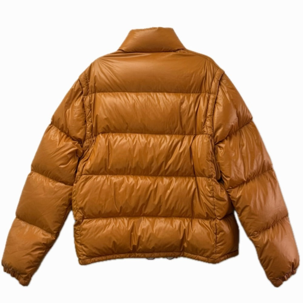MONCLER 2-Way Down Vest, Logo, Long Sleeve, Nylon, Unisex, Orange