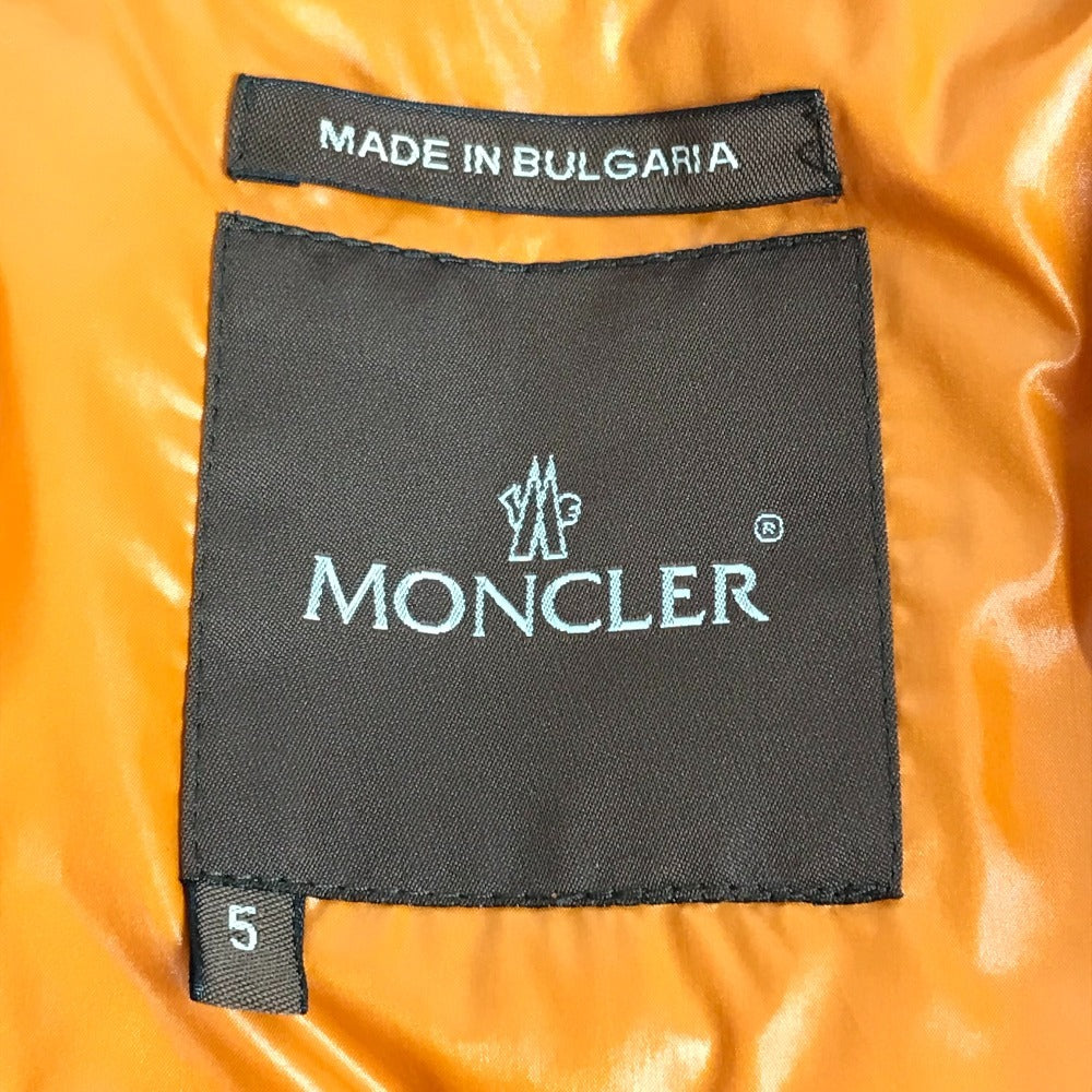 MONCLER 2-Way Down Vest, Logo, Long Sleeve, Nylon, Unisex, Orange