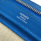 HERMES City Bag 27 Backpack, Evercolor, Unisex, Blue Zanzibar Blue