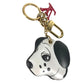 LOUIS VUITTON M01967 Dalmatian Dog Keychain - Animogram Dog Bag Charm, Leather, Unisex, White