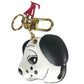 LOUIS VUITTON M01967 Dalmatian Dog Keychain - Animogram Dog Bag Charm, Leather, Unisex, White