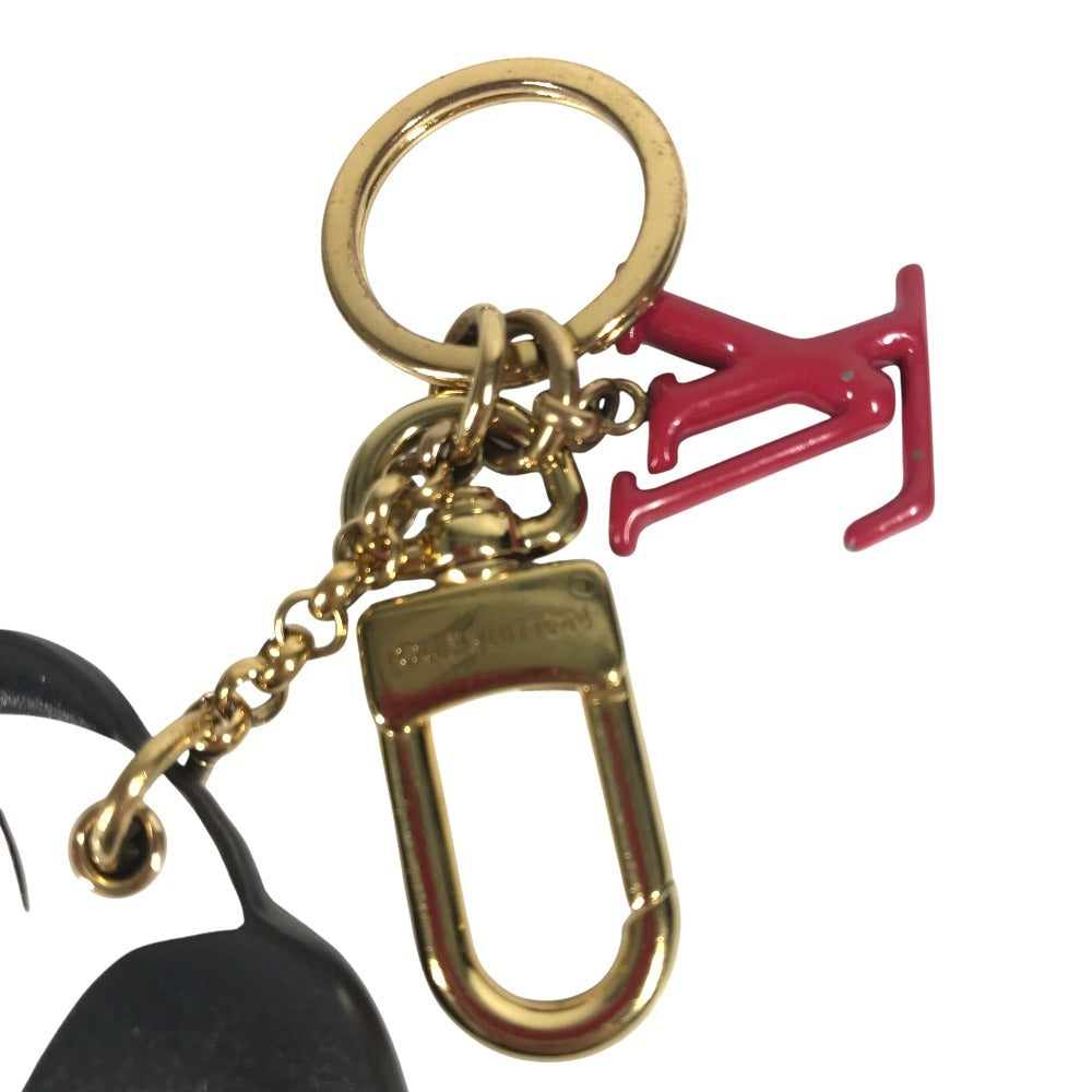 LOUIS VUITTON M01967 Dalmatian Dog Keychain - Animogram Dog Bag Charm, Leather, Unisex, White