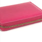LOUIS VUITTON M91238 Monogram Vernis Bloom Compact Wallet, Round Zipper Bifold Wallet, Monogram Vernis Canvas, Women's, Fuchsia Pink