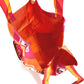 HERMES Silky Pop Foldable Eco Bag, Tote Bag, Handbag, Shoulder Bag, Leather, Women's, Red