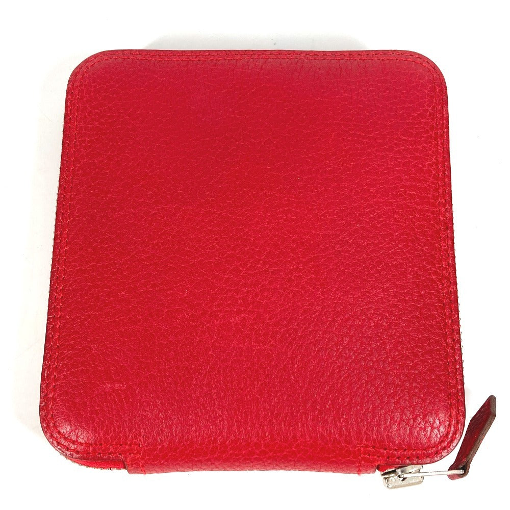 HERMES Silky Pop Foldable Eco Bag, Tote Bag, Handbag, Shoulder Bag, Leather, Women's, Red