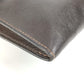 HERMES ヴィンテージ ロゴ カバン ポーチ フラップ セカンドバッグ クラッチバッグ レザー ユニセックス ブラウン