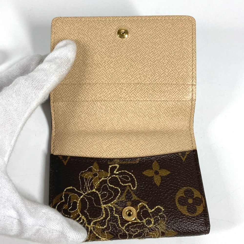LOUIS VUITTON M95391 Monogram Dante Embroidered Ludlow Compact Wallet, Bi-fold Wallet, Monogram Canvas, Unisex, Brown