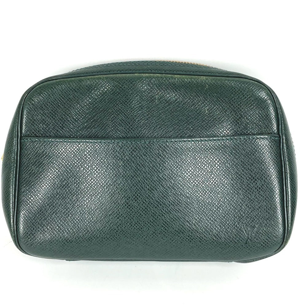 LOUIS VUITTON M30304 Taiga Accessory Pouch, Makeup Pouch, Cosmetic Pouch, Clutch Bag, Taiga Leather, Unisex, Episea, Green
