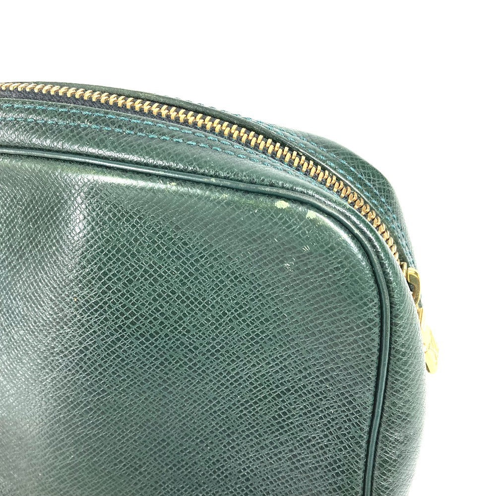 LOUIS VUITTON M30304 Taiga Accessory Pouch, Makeup Pouch, Cosmetic Pouch, Clutch Bag, Taiga Leather, Unisex, Episea, Green