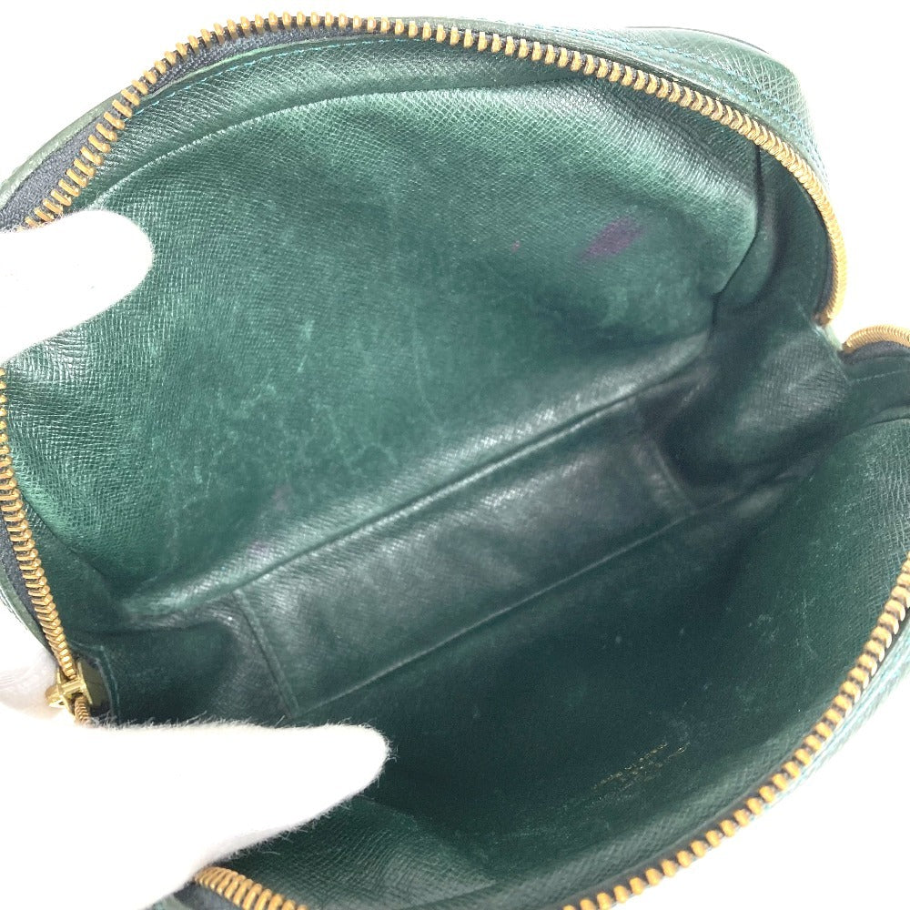 LOUIS VUITTON M30304 Taiga Accessory Pouch, Makeup Pouch, Cosmetic Pouch, Clutch Bag, Taiga Leather, Unisex, Episea, Green