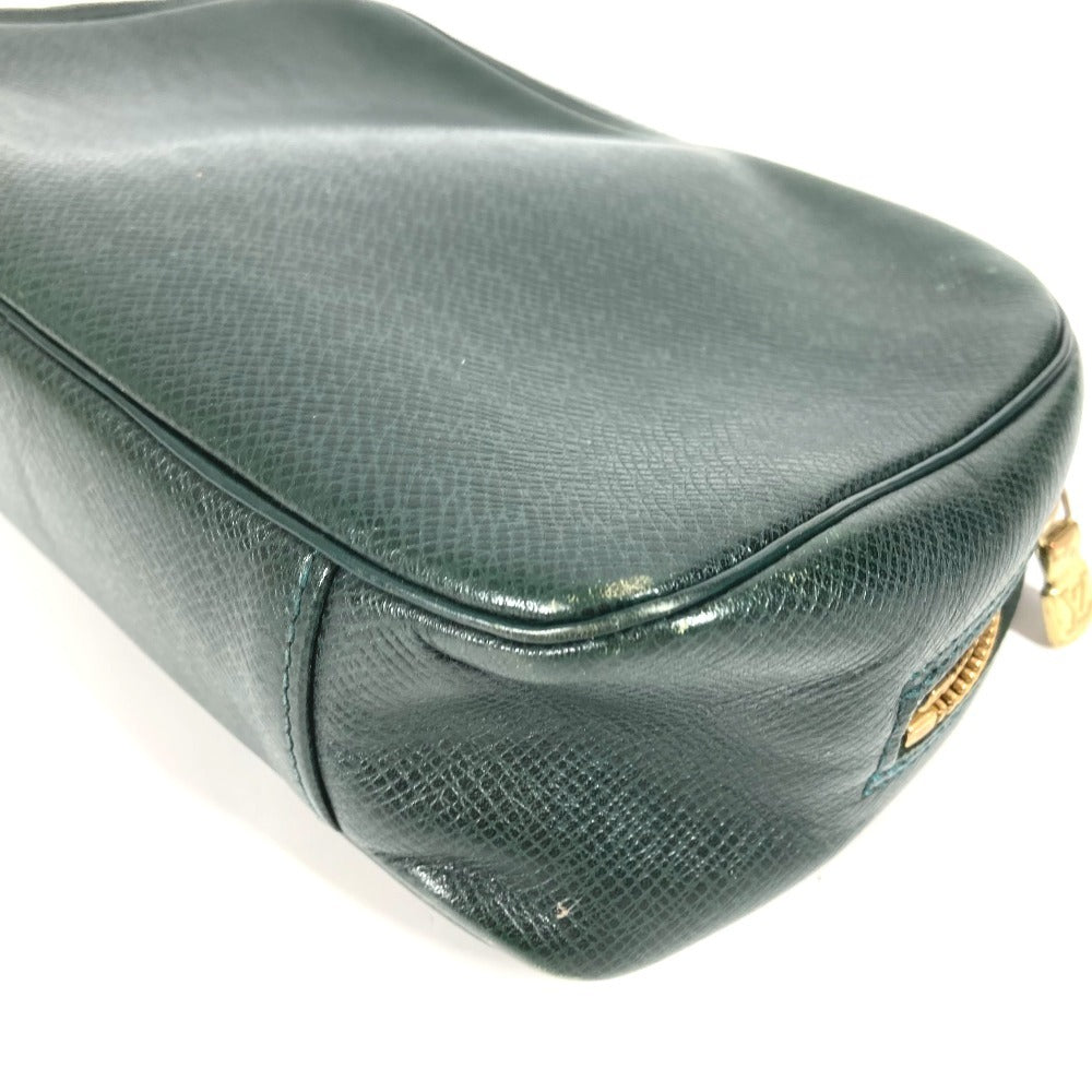 LOUIS VUITTON M30304 Taiga Accessory Pouch, Makeup Pouch, Cosmetic Pouch, Clutch Bag, Taiga Leather, Unisex, Episea, Green