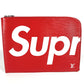 LOUIS VUITTON M67722 Epi Leather Pochette Jour GM Supreme Collaboration Clutch Bag in Red, Men's