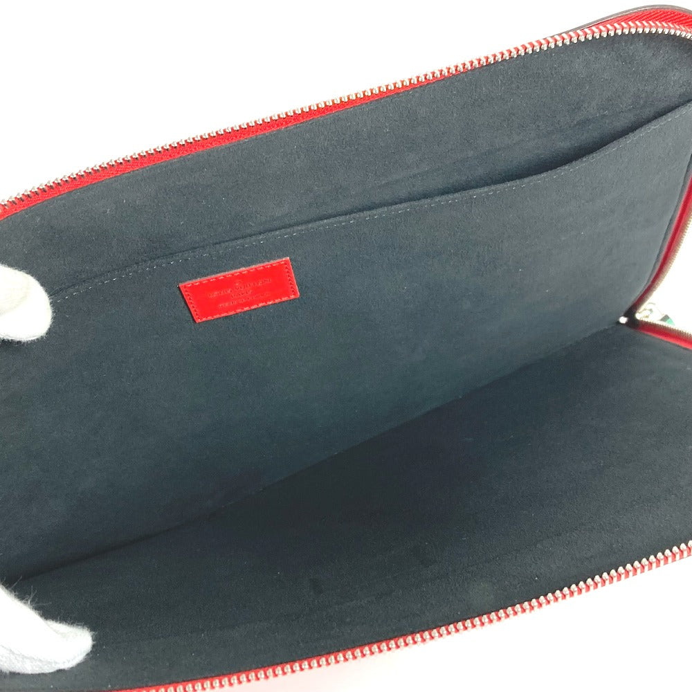 LOUIS VUITTON M67722 Epi Leather Pochette Jour GM Supreme Collaboration Clutch Bag in Red, Men's