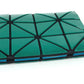 ISSEY MIYAKE BB83-AG711-67 Two-Tone BAOBAO Card Case, Business Card Holder, Pass Case, PVC, Unisex, Green