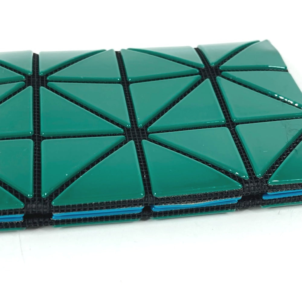 ISSEY MIYAKE BB83-AG711-67 Two-Tone BAOBAO Card Case, Business Card Holder, Pass Case, PVC, Unisex, Green