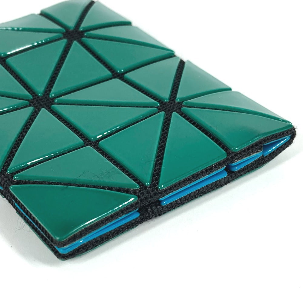 ISSEY MIYAKE BB83-AG711-67 Two-Tone BAOBAO Card Case, Business Card Holder, Pass Case, PVC, Unisex, Green