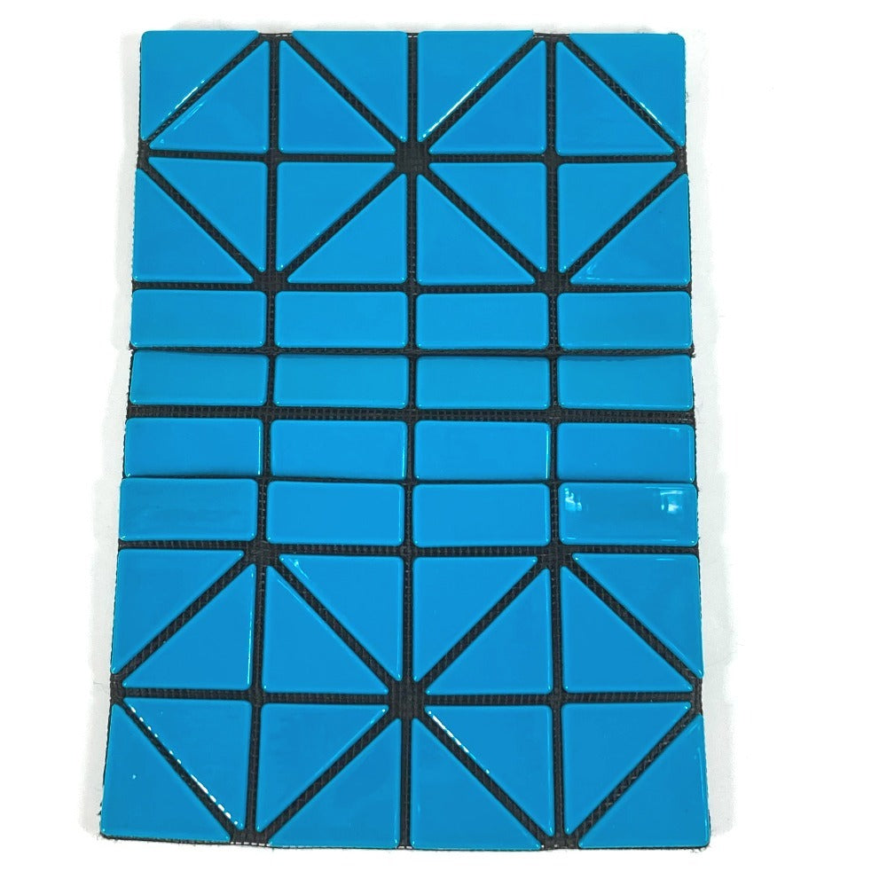 ISSEY MIYAKE BB83-AG711-67 Two-Tone BAOBAO Card Case, Business Card Holder, Pass Case, PVC, Unisex, Green