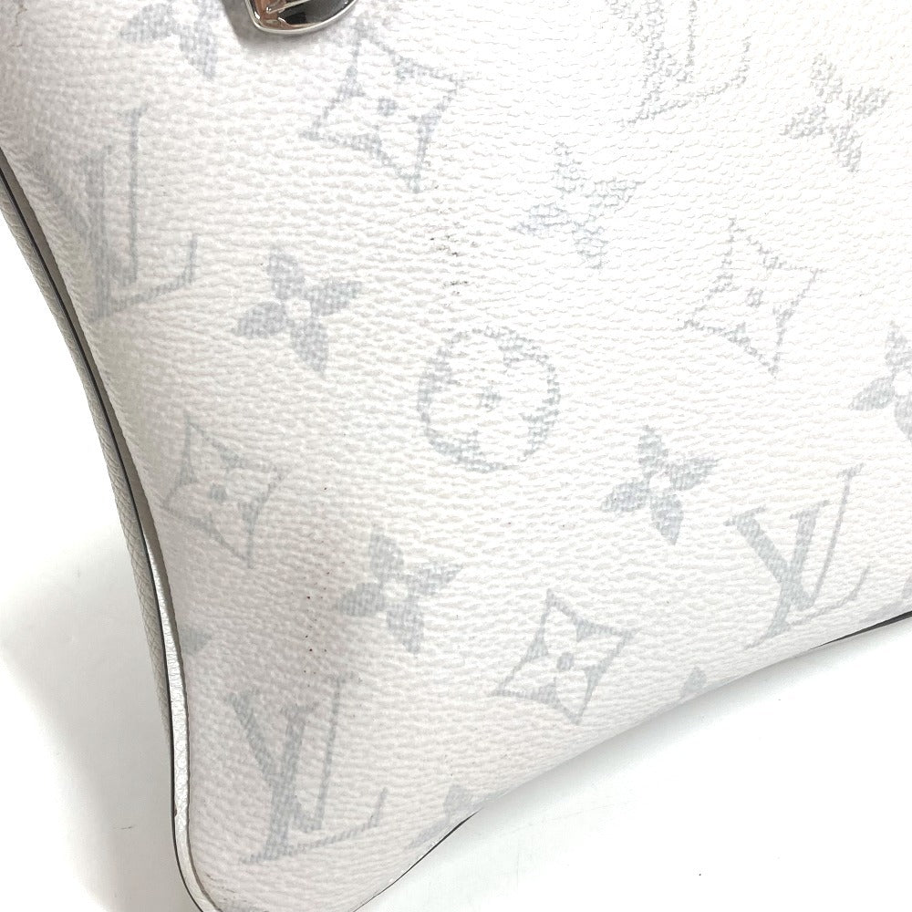 LOUIS VUITTON M30411 Taiga Rama Flap Messenger Bag, Crossbody Flap Shoulder Bag, Taiga Leather, Unisex, White