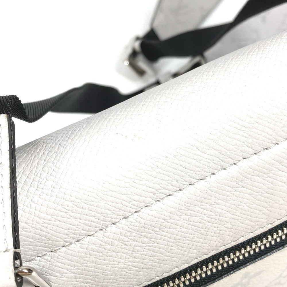 LOUIS VUITTON M30411 Taiga Rama Flap Messenger Bag, Crossbody Flap Shoulder Bag, Taiga Leather, Unisex, White
