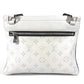 LOUIS VUITTON M30411 Taiga Rama Flap Messenger Bag, Crossbody Flap Shoulder Bag, Taiga Leather, Unisex, White