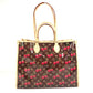 LOUIS VUITTON M14306 LV × TM モノグラム 村上隆 オンザゴー GM オンザゴーGM カバン ショルダーバッグ レザー/PVC レディース ブラウン