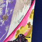 HERMES TROPIQUES Tropic Carre Jean 140 Shawl/Stole/Large Cashmere Scarf, Blue, Women's