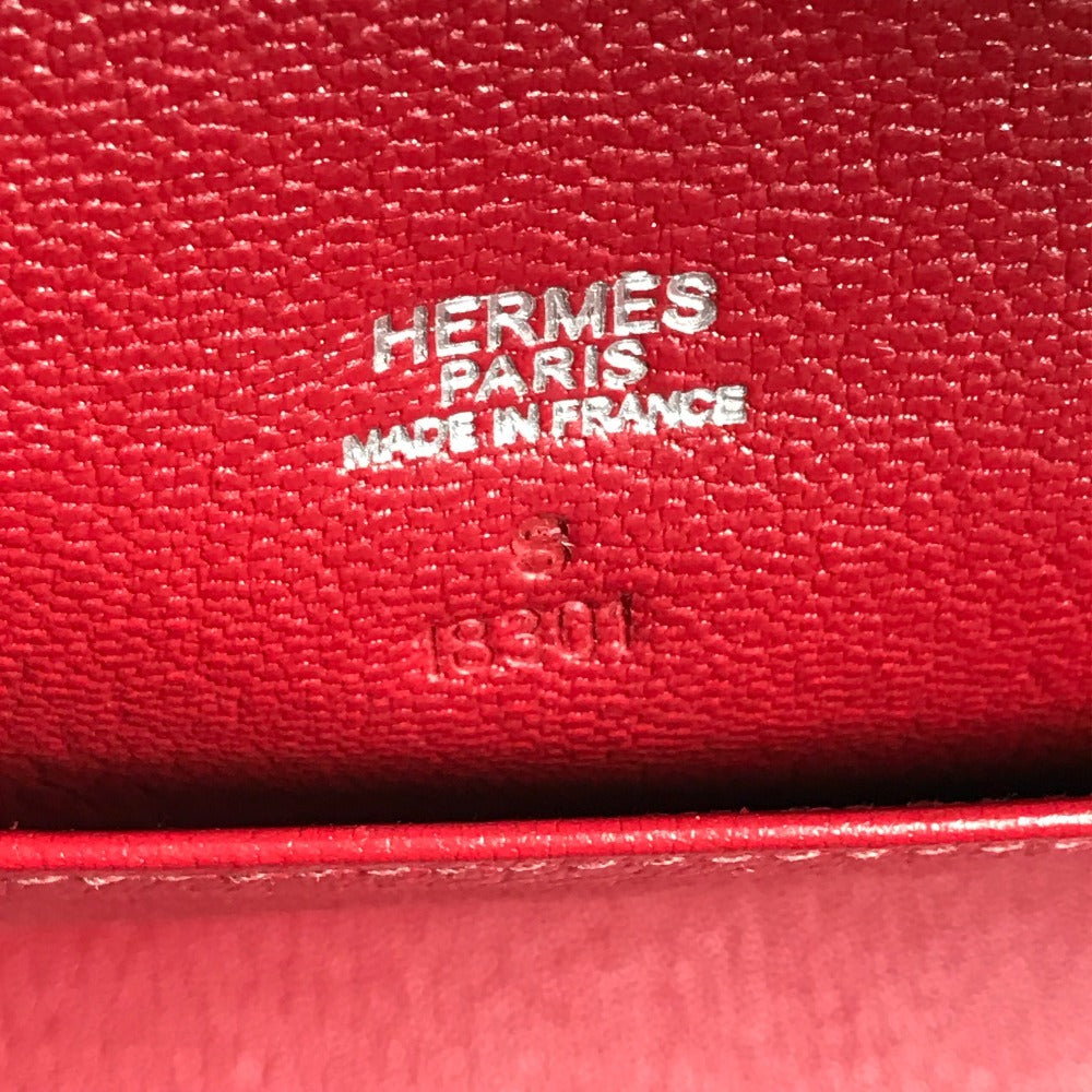 HERMES サックアンヴィ 2 36 カバン ミニボストンバッグ ハンドバッグ ヴォーシャモニー レディース レッド