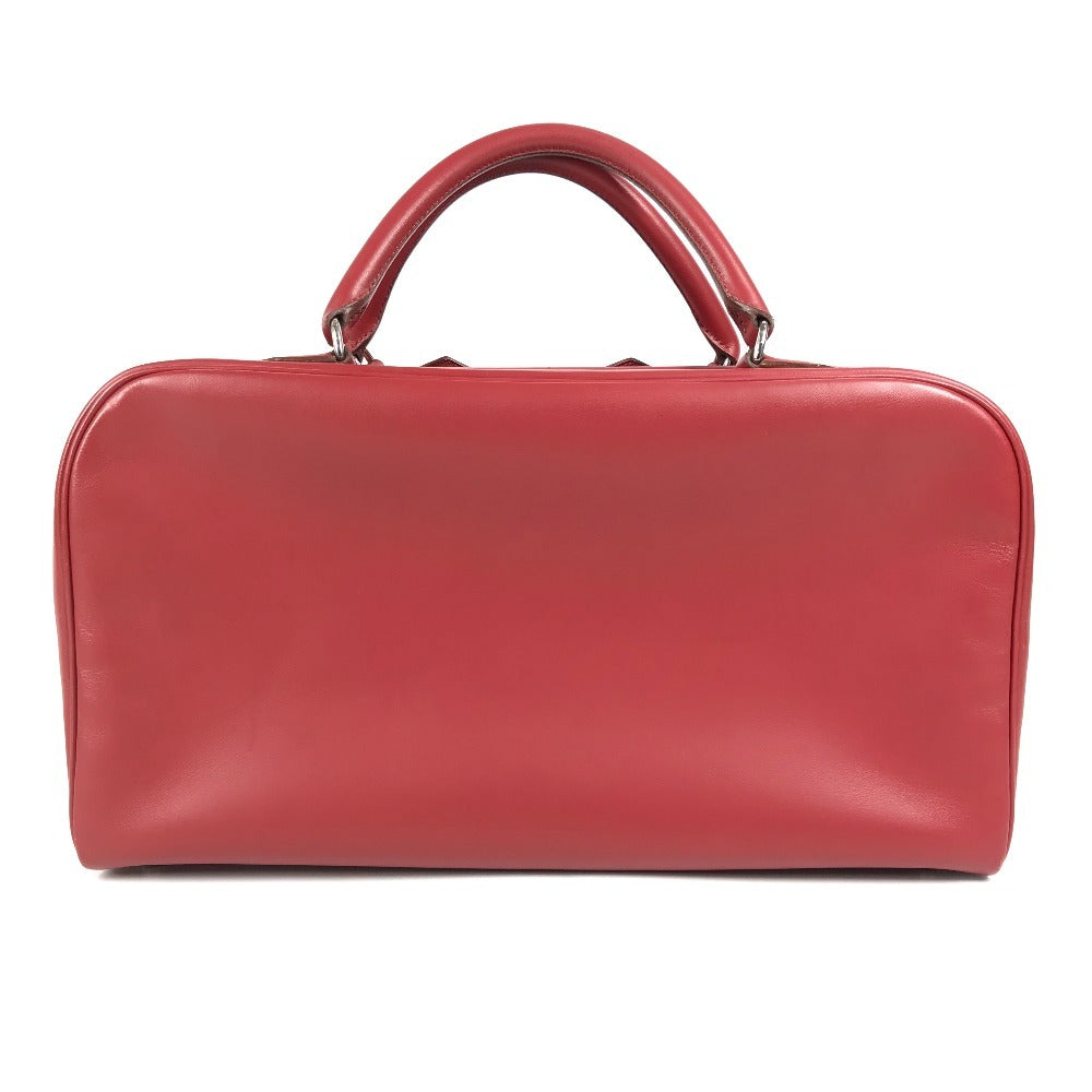 HERMES サックアンヴィ 2 36 カバン ミニボストンバッグ ハンドバッグ ヴォーシャモニー レディース レッド