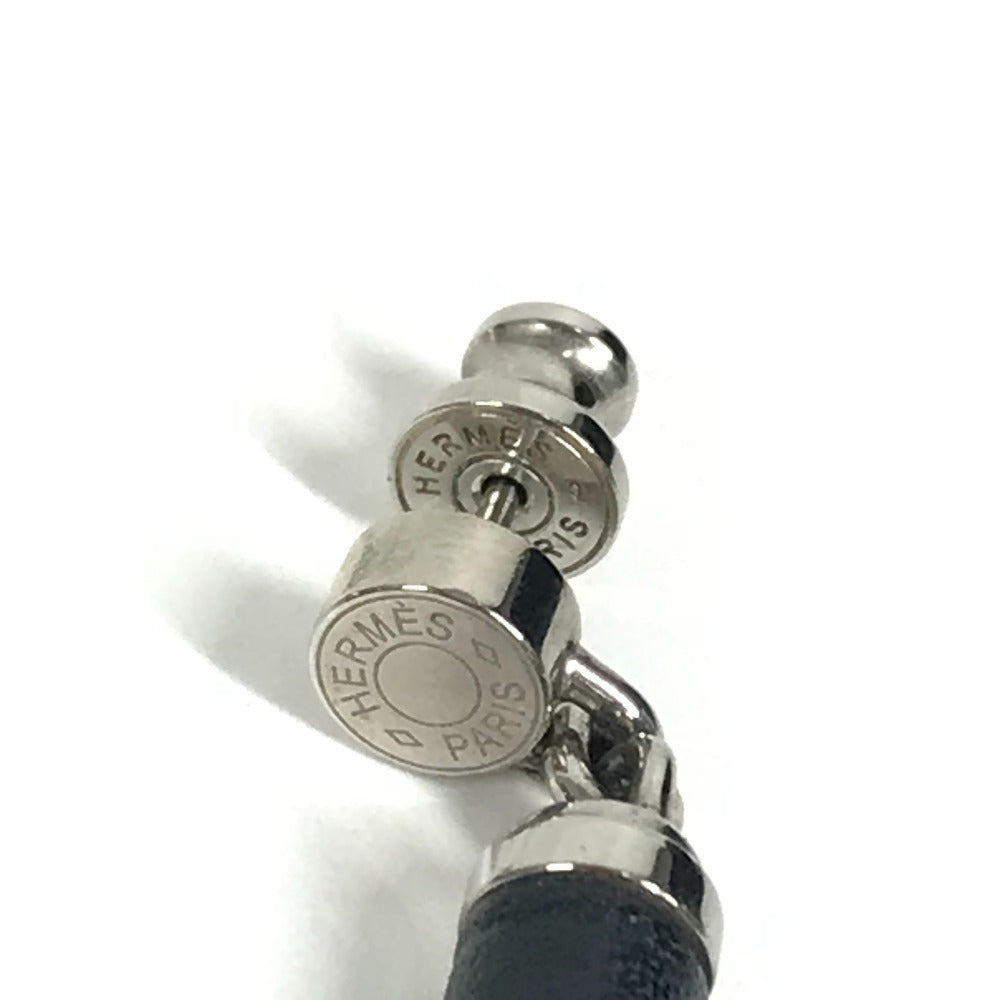 HERMES Charnière PM Charnière PM Accessories Earrings Swift Unisex Black