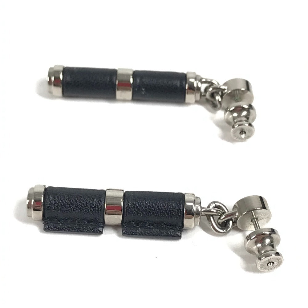 HERMES Charnière PM Charnière PM Accessories Earrings Swift Unisex Black