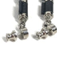 HERMES Charnière PM Charnière PM Accessories Earrings Swift Unisex Black