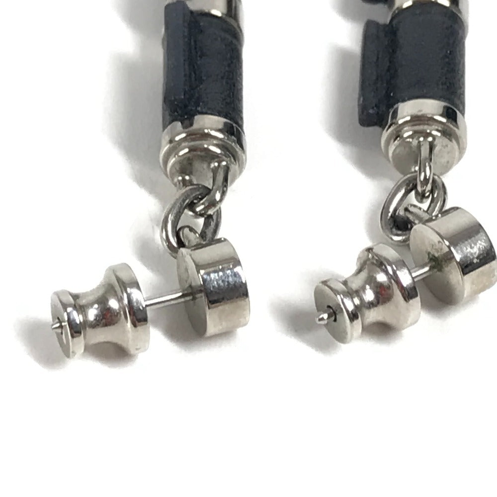 HERMES Charnière PM Charnière PM Accessories Earrings Swift Unisex Black