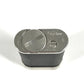 CARTIER logo Smoking tool Lighter Leather Black/Silver Used