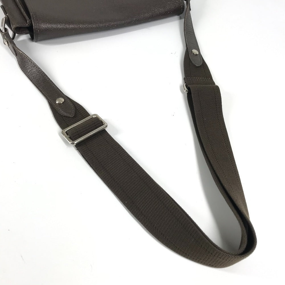 LOUIS VUITTON M32488 Taiga Andrei Crossbody Messenger Bag with Flap Shoulder Bag in Taiga Leather, Grizzly Brown, Unisex