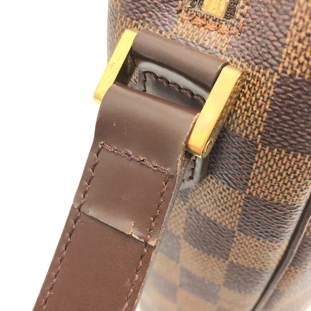 LOUIS VUITTON N51292 ดามิเยร์ อิปาเนมา GM กระเป๋าแบบสะพายข้าง กระเป๋าสะพายไหล่ ผ้าแคนวาสลายดามิเยร์ สำหรับผู้หญิง สีเอเบเน่ น้ำตาล